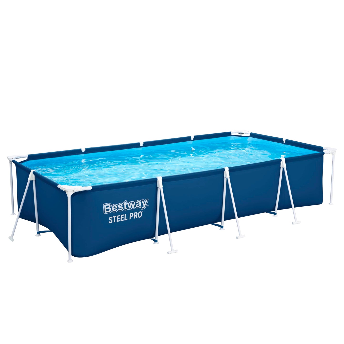 Intex 10 Foot x 30 Inch Round Metal Frame Backyard Above Ground Swimming Pool
