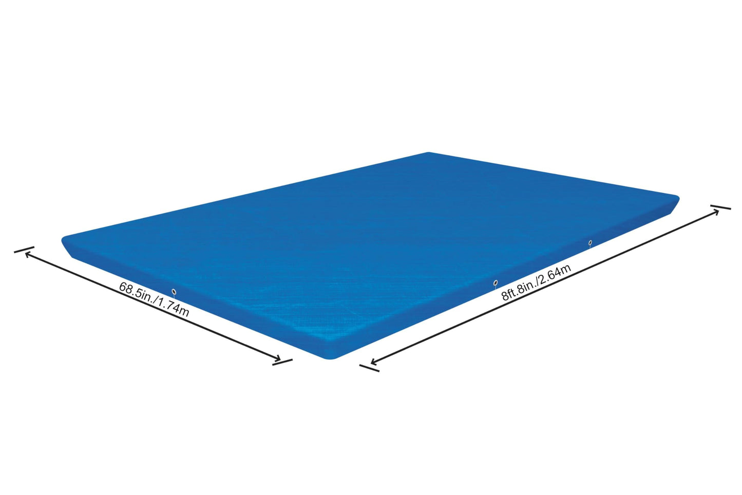 Bestway Frame Pool Deluxe Splash Jr. - Steel Pro, 259 x 170 x 61 cm, blau
