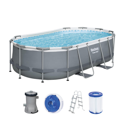 Bestway Power Steel Pools-Rechteck, Mehrfarbig