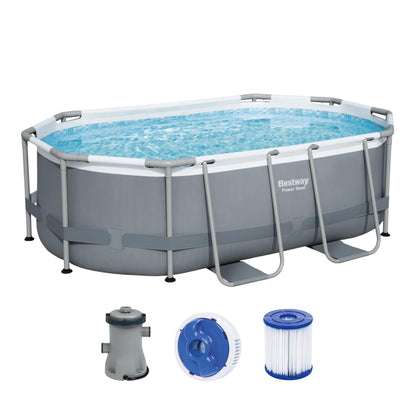 Bestway Power Steel Pools-Rechteck, Mehrfarbig