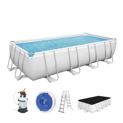 Bestway Power Steel Rectangular Pool Set 404 x 201 x 100 cm