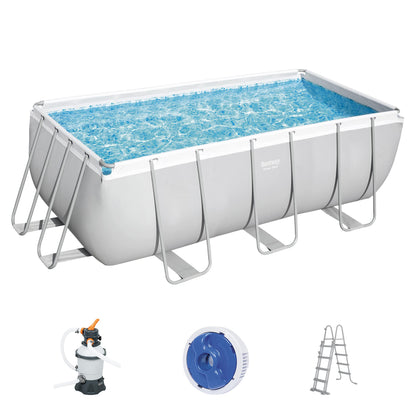Bestway Power Steel Rectangular Pool Set 404 x 201 x 100 cm